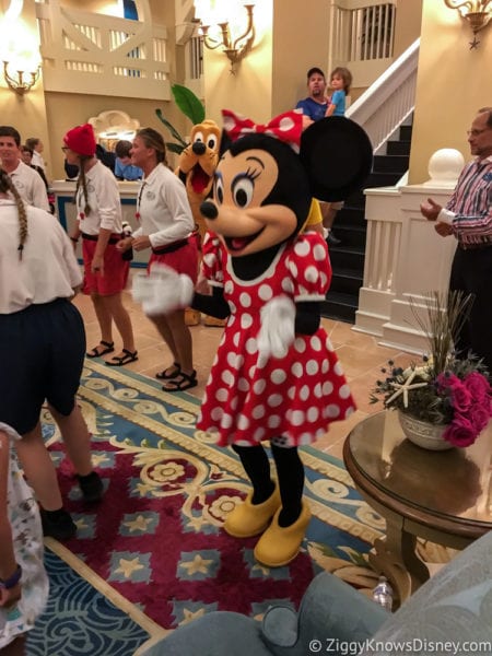 Hurricane Irma in Walt Disney World Beach Club Characters Dancing Minnie Mouse