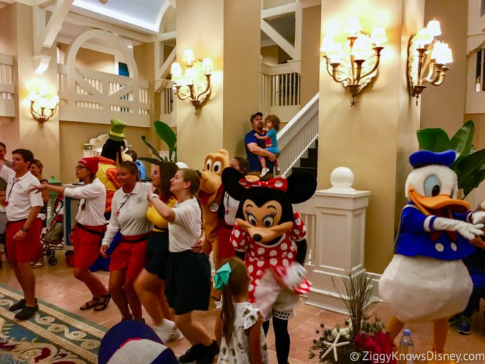 Hurricane Irma in Walt Disney World Beach Club Characters Dancing