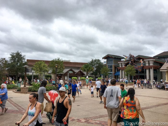 Hurricane Irma in Walt Disney World disney springs before hurricane irma