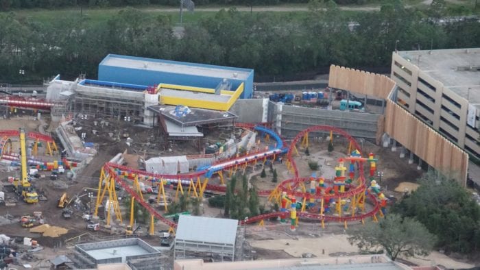 Toy Story Land Construction Update October slinky dog dash