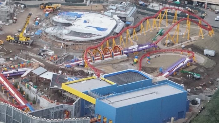 Toy Story Land Construction Update October rings