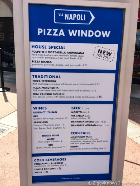 Via Napoli Pizza Window Review Via Napoli Pizza Window Menu