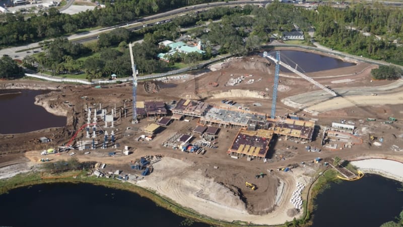 Disney Skyliner Construction Update November 2017 Riviera Resort Construction 2