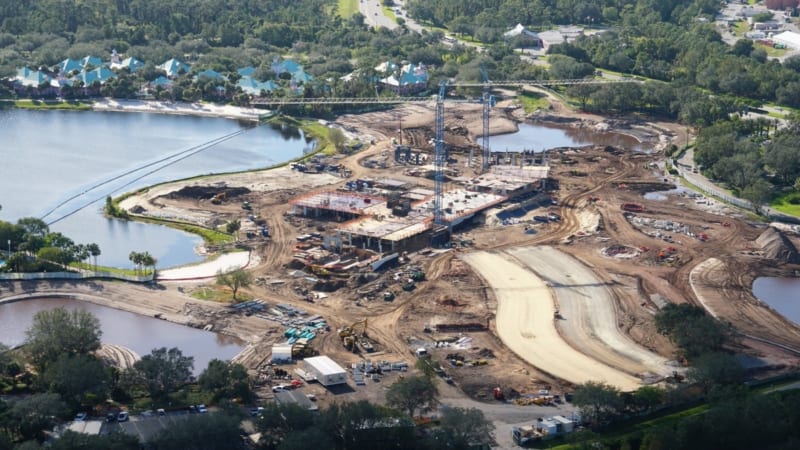 Disney Skyliner Construction Update November 2017 Riviera Resort Construction 3