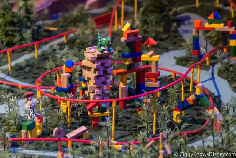 rex Jesse toy story land in model