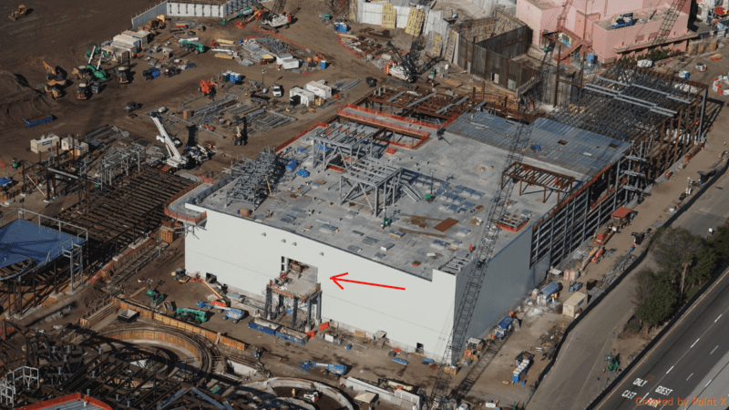 Galaxy's Edge construction update November 2017 Battle Escape 2nd floor