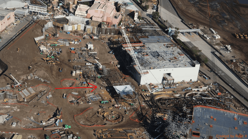Galaxy's Edge construction update November 2017 New Building