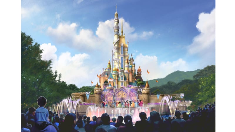 New Hong Kong Disneyland Castle