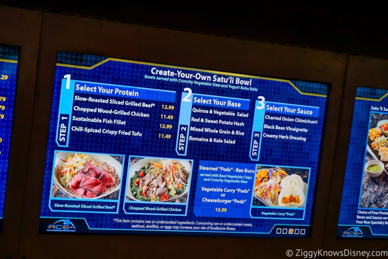 Satu'li Canteen Review Pandora menu