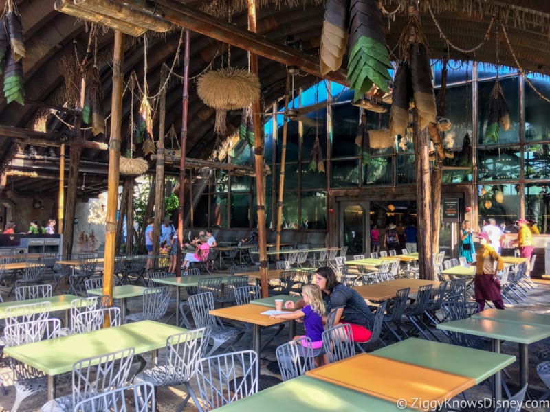 Satu'li Canteen Review Pandora seating area outside