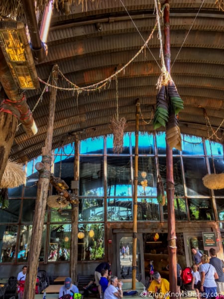 Satu'li Canteen Review Pandora outside ceiling decorations