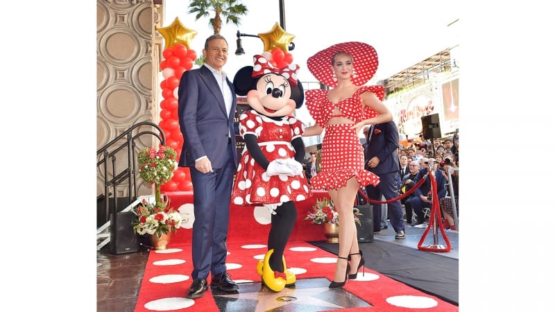 Minnie Mouse Hollywood Walk of Fame bob Iger