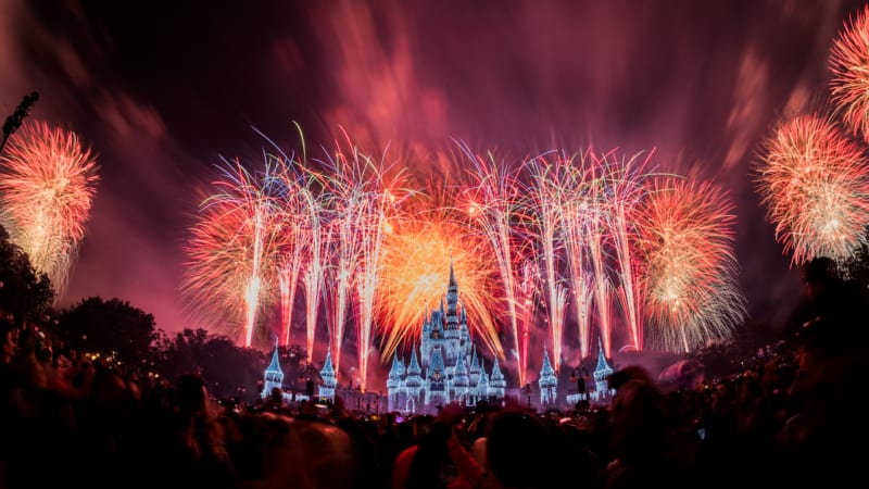New Year's Eve Fireworks Magic Kingdom