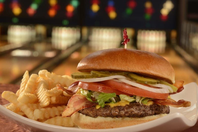 Splitsville Disneyland Menu Preview burger