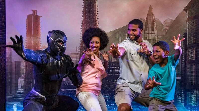 Black Panther Disney Cruise family photo