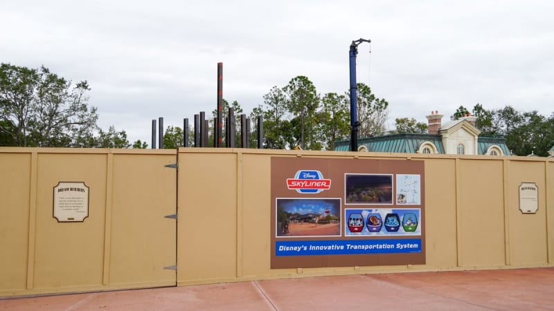 Disney Skyliner Construction Progress February 2018 epcot