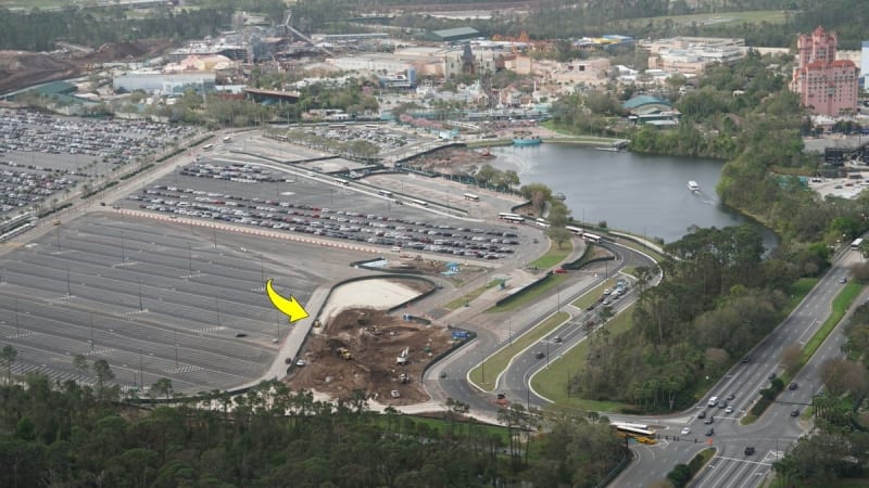 Disney Skyliner Stations Walt Disney World Hollywood studios parking