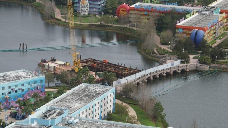 Disney Skyliner Stations Walt Disney World pop century art of animation station