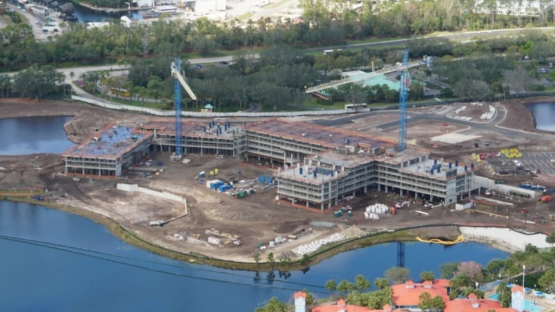 Disney Skyliner Construction Progress February 2018 riviera resort