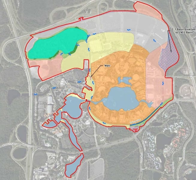 Epcot Hotel Location map