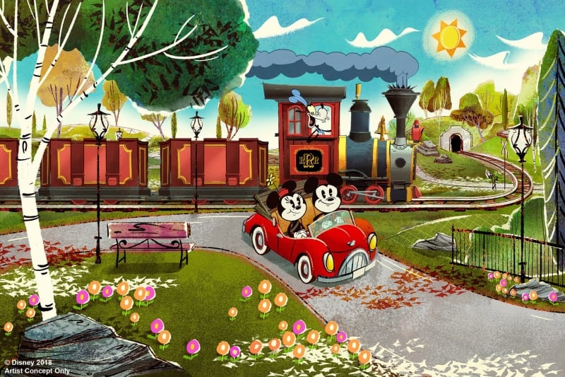 Mickey and Minnie's Runaway Railway Opening in 2019