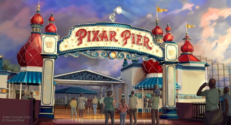 Pixar Pier Opening June 23 concept art