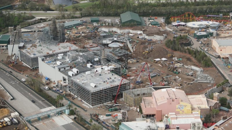 Star Wars Galaxy's Edge rockwork aerial