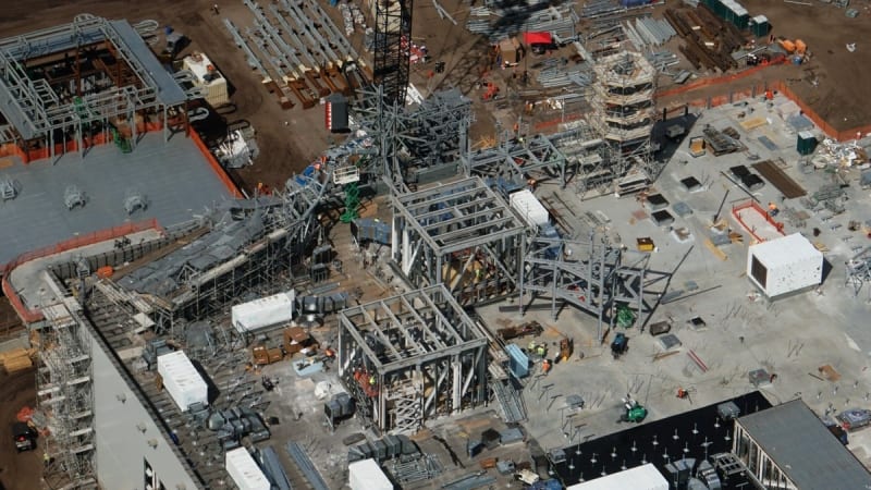 Galaxy's Edge construction update battle escape roof