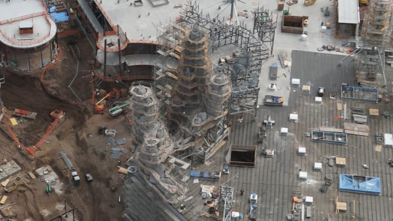 Star Wars Galaxy's Edge rockwork spires