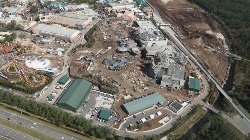 Galaxy's Edge construction update February 2018 overview