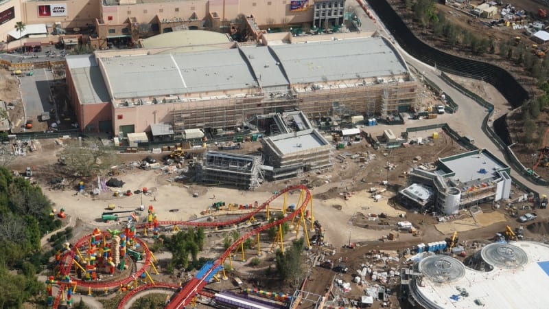 Toy Story Land Construction Update February midway mania
