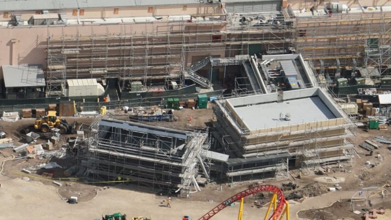 Toy Story Land Construction Update February midway mania queue