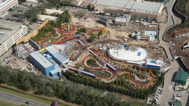 Toy Story Land Construction Update February overview