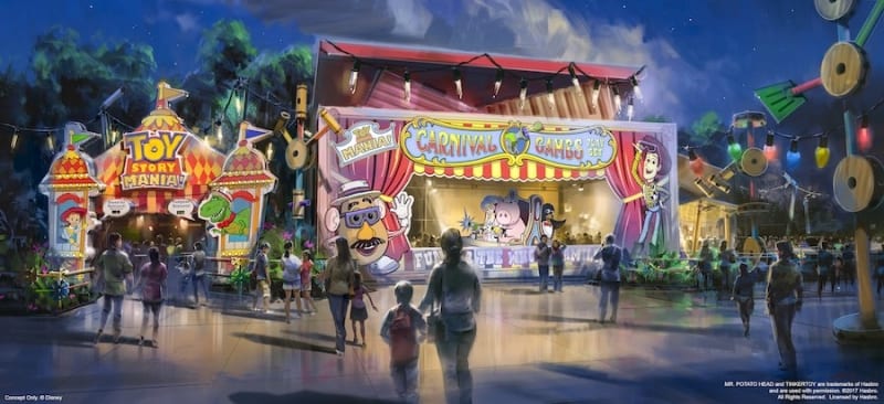 Toy Story Midway Mania Entrance Concept Art