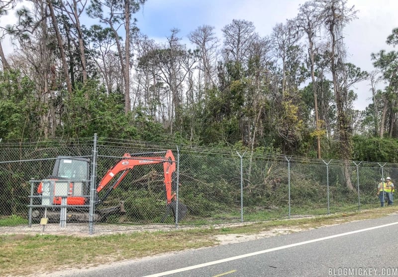 TRON Coaster Site Clearing Started