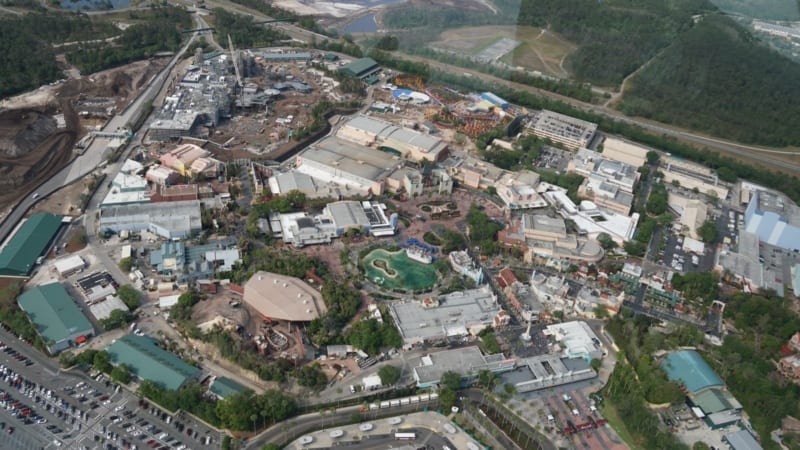 Disney's Hollywood Studios Aerial view