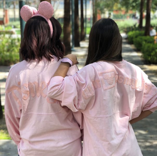 Millennial Pink Minnie Mouse Ears Spirit Jerseys