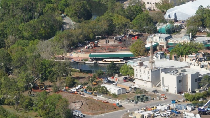 Disney Gondola Construction epcot station