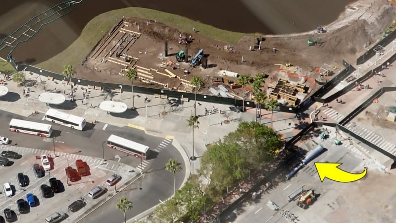 Disney Skyliner Construction Update March 2018 Hollywood Studios aerial