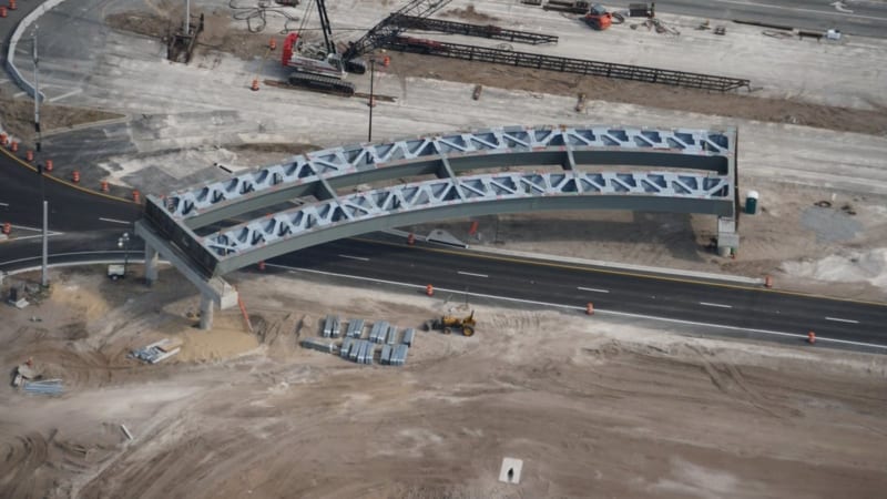 Hollywood Studios Parking Lot Expansion March ramp