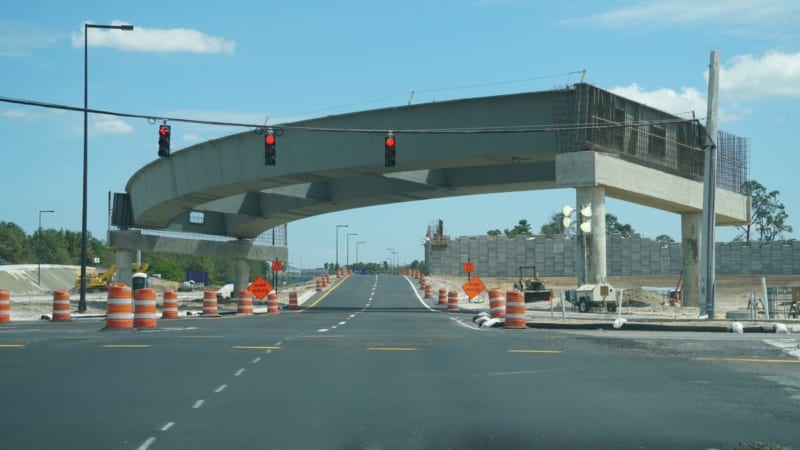 Hollywood Studios Parking Lot Expansion March ramp