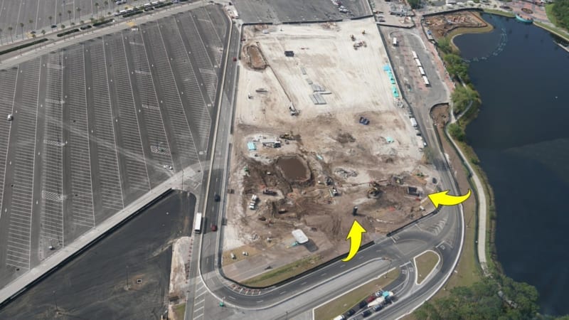 Hollywood Studios Parking Lot Expansion March