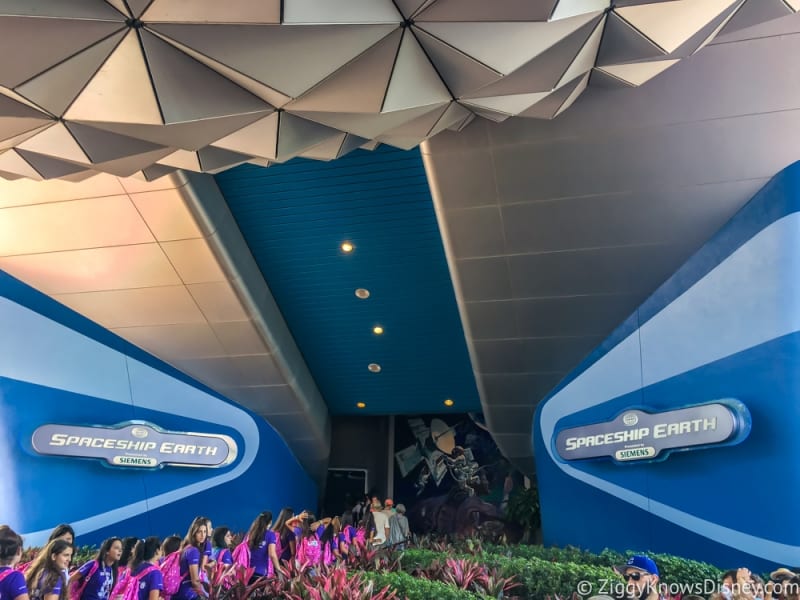 Siemens Sign Removed Spaceship Earth