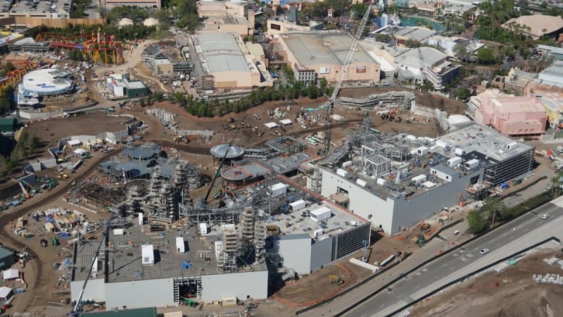 Galaxy's Edge construction update March 2018 view