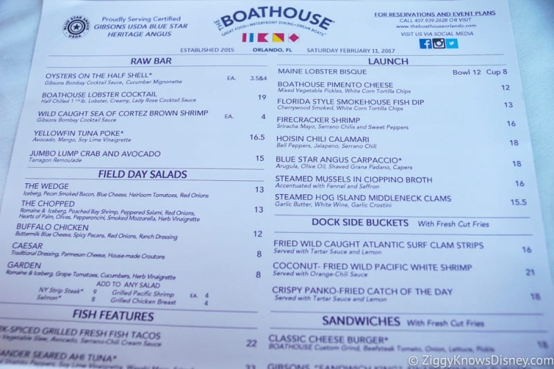 The Boathouse Review Lunch 