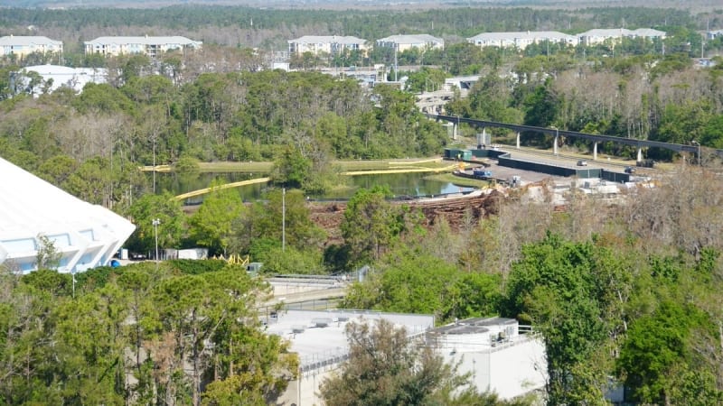 Tron Coaster Land Clearing Magic Kingdom