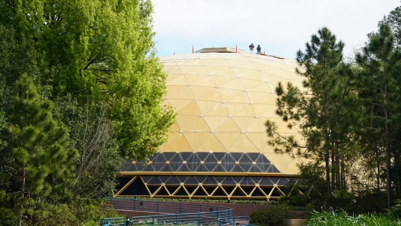 Wonders of Life Pavilion Roof Repair front