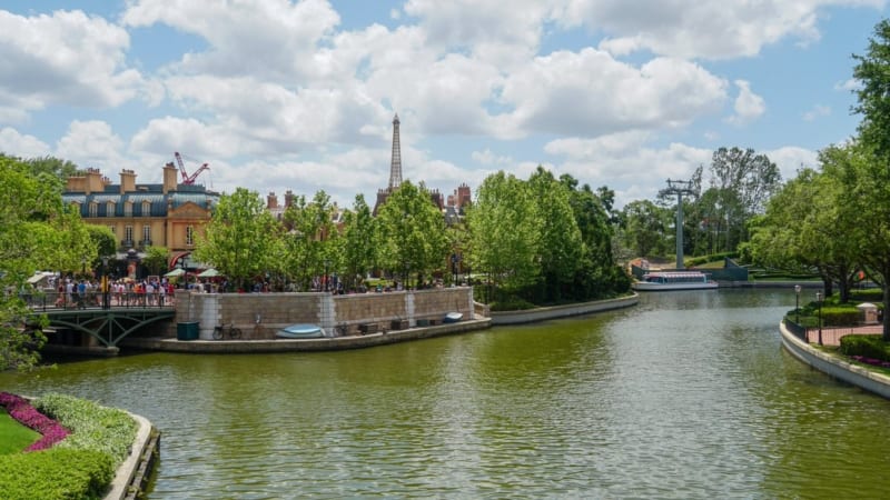 Disney Skyliner Towers Epcot world showcase