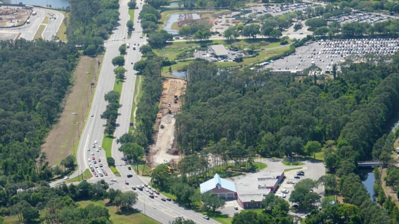 Disney Skyliner Construction Update April 2018 buena vista drive