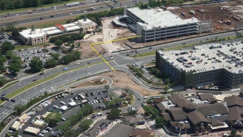 Disney Springs Construction Update April 2018 parking garage